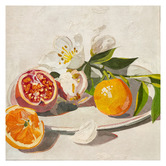 A La Mode Studio Sunlit Citrus Canvas Wall Art