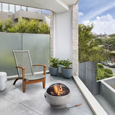 Bay Shore Living Round Stone Fire Pit