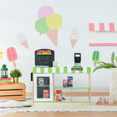 Bay Shore Living Teamson Kids Cashier Austin Play Market Stand