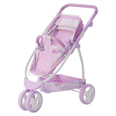 Bay Shore Living Olivia&#039;s Little World Princess Twinkle Stars 2-in-1 Baby Doll Stroller