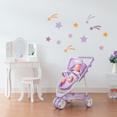 Bay Shore Living Olivia&#039;s Little World Princess Twinkle Stars 2-in-1 Baby Doll Stroller