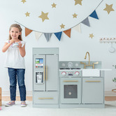 Bay Shore Living Teamson Kids Little Chef Chelsea Modern Play Kitchen
