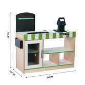 Bay Shore Living Teamson Kids Cashier Austin Play Market Stand