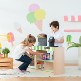 Bay Shore Living Teamson Kids Cashier Austin Play Market Stand