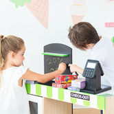 Bay Shore Living Teamson Kids Cashier Austin Play Market Stand