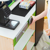 Bay Shore Living Teamson Kids Cashier Austin Play Market Stand