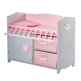 Bay Shore Living Shanon Polka Dots Baby Doll Crib