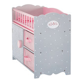 Bay Shore Living Shanon Polka Dots Baby Doll Crib