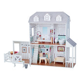Bay Shore Living White &amp; Grey Marcia Doll House