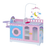 Bay Shore Living Haley 6-in-1 Baby Doll Changing Station with Storage