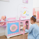 Bay Shore Living Haley 6-in-1 Baby Doll Changing Station with Storage