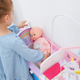 Bay Shore Living Haley 6-in-1 Baby Doll Changing Station with Storage