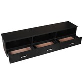 Mikasa Furniture 178cm Black Zanda TV Unit
