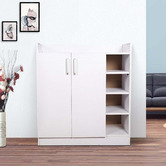 Mikasa Furniture White Iluka Shoe Cabinet | Temple & Webster
