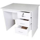 Mikasa Furniture Iluka 3 Drawer Study Desk
