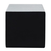 Mikasa Furniture Grey Pollino Velvet Bedside Table