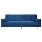 Mikasa Furniture Amelia Velvet Sofa Bed