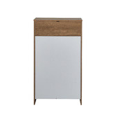 Mikasa Furniture Dark Oak Maddington 5 Drawer Tallboy