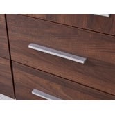 Mikasa Furniture Talinis 4 Door 4 Drawer Mirrored Wardrobe