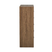 Mikasa Furniture Dark Oak Maddington 5 Drawer Tallboy