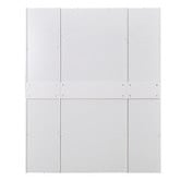 Mikasa Furniture Talinis 4 Door 4 Drawer Mirrored Wardrobe