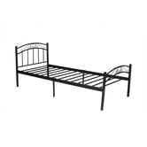 Mikasa Furniture Black Brooklyn Metal Bed