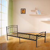 Mikasa Furniture Black Brooklyn Metal Bed