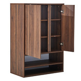 Mikasa Furniture Walnut Brown Etienne Shoe Cabinet