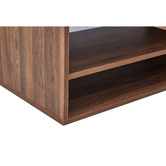 Mikasa Furniture Walnut Brown Etienne Shoe Cabinet