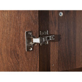 Mikasa Furniture Walnut Brown Etienne Shoe Cabinet