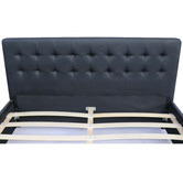 Mikasa Furniture June Faux Leather Bed Frame with 4 Drawers