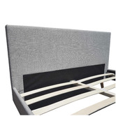 Mikasa Furniture Grey Tegan Upholstered Scandi Bed Frame