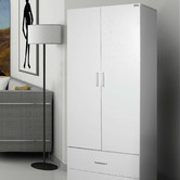 Mikasa Furniture Brooklyn 2 Door Wardrobe | Temple & Webster