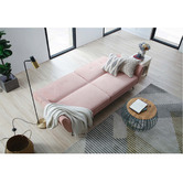 Mikasa Furniture Pink Elissa 3 Seater Sofa Bed