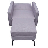 Mikasa Furniture Carina Single Sofa Bed with Ottoman