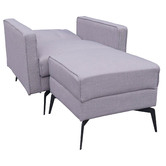 Mikasa Furniture Carina Single Sofa Bed with Ottoman