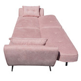 Mikasa Furniture Pink Elissa 3 Seater Sofa Bed