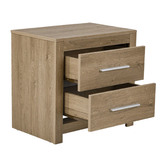 Mikasa Furniture Dark Oak Maddington Bedside Table