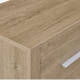 Mikasa Furniture Dark Oak Maddington Bedside Table