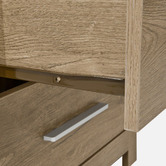 Mikasa Furniture Dark Oak Maddington Bedside Table