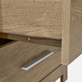 Mikasa Furniture Dark Oak Maddington Bedside Table