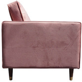 Mikasa Furniture Pink Cherry 3 Seater Velvet Sofa