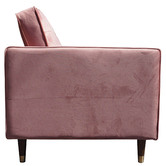 Mikasa Furniture Pink Cherry 2 Seater Velvet Sofa