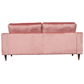 Mikasa Furniture Pink Cherry 2 Seater Velvet Sofa