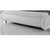 Mikasa Furniture White Aurelius Bed Frame with LED Light