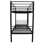 Mikasa Furniture Black Urban Metal Bunk Bed