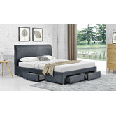 Mikasa Furniture Ishtar Bed Frame with 4 Drawer Storage | Temple & Webster