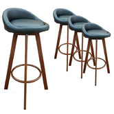 Mikasa Furniture 82cm Amun Faux Leather Barstools
