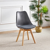 Mikasa Furniture Oliver Replica Padded Faux Leather Dining Chairs