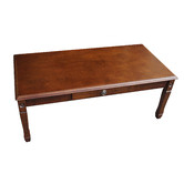 Mikasa Furniture Dirty Oak Finish Lowe Coffee Table